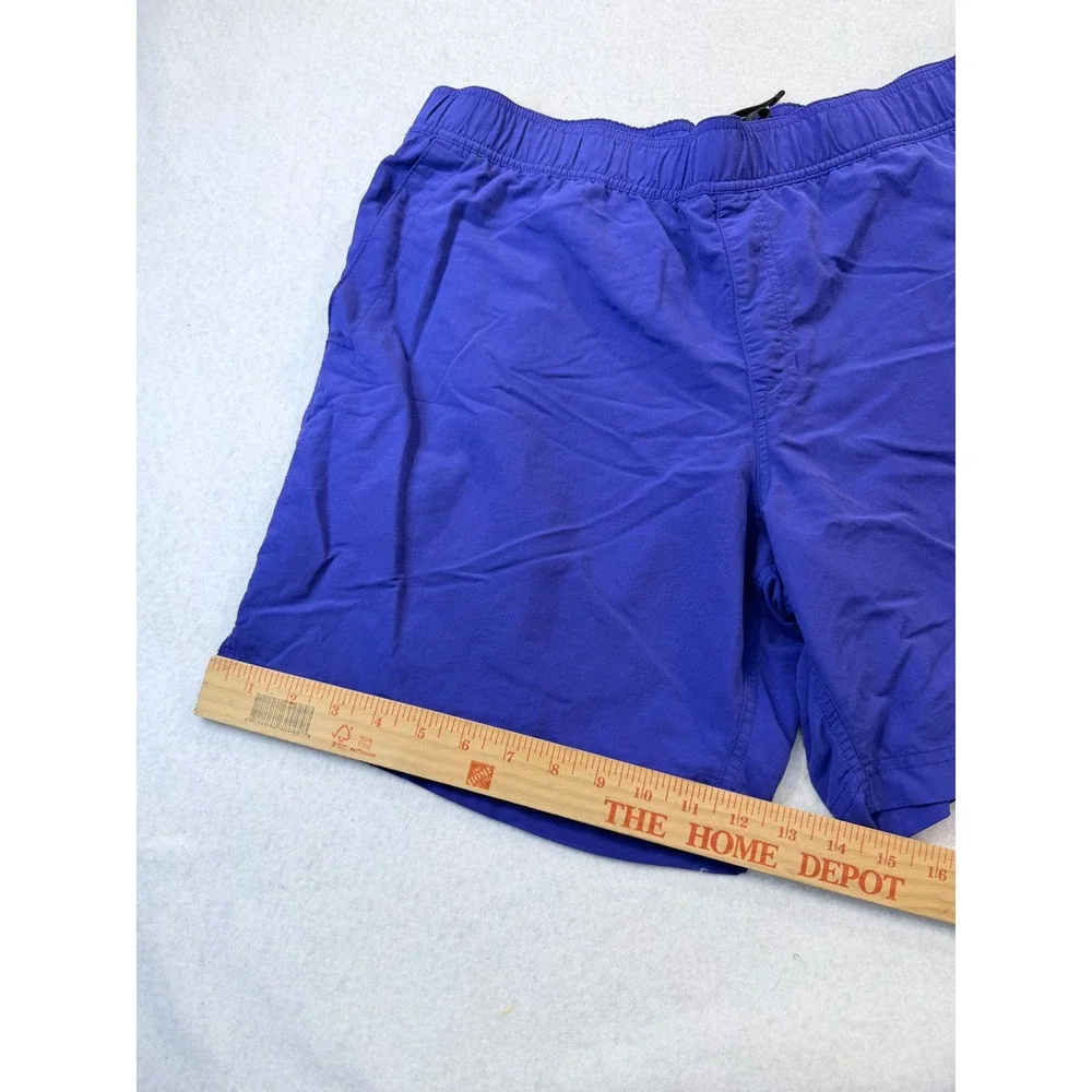 The North Face Mens Purple Athletic Hiking Shorts Elastic Waist Size XL  READ